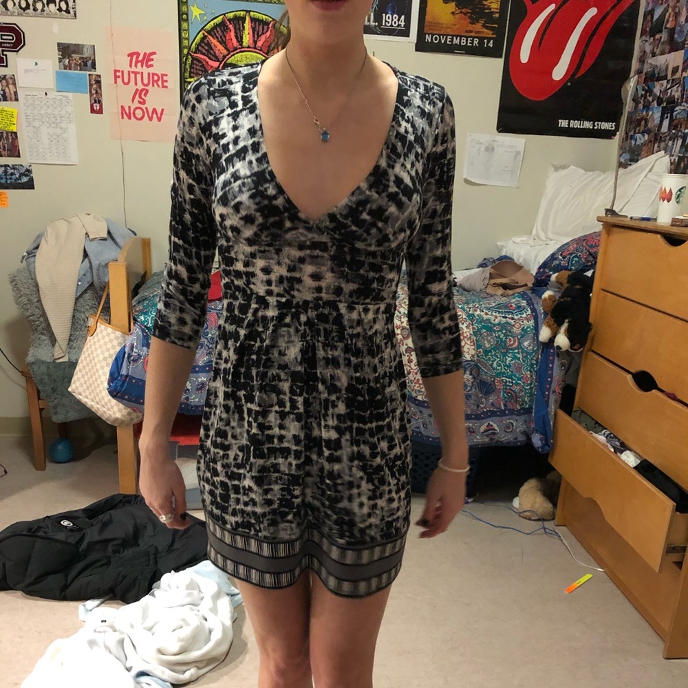 BCBG patterned dress